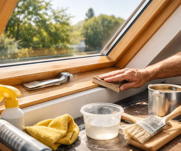 Trævinduer og ovenlys: vedligeholdelse der faktisk virker